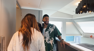 Bruna Biancardi revela luxo de iate de R$ 120 milhões de Neymar em passeio com a família